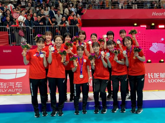 中国に敗北し、銀メダル獲得　第19回アジア競技大会（2022/杭州）