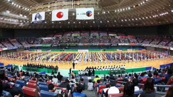 96チームが開会式に参加 JOCジュニアオリンピックカップ 第31回全国都道府県対抗中学バレーボール大会