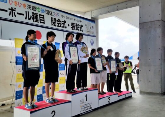 茨城国体ビーチバレーボール競技閉幕　男子沖縄、女子東京に栄冠