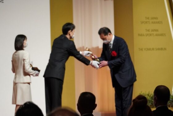 男子日本代表チーム・龍神NIPPONが「第70回日本スポーツ賞 競技団体別最優秀賞」を受賞