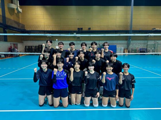 バレーボール女子U17日本代表候補が強化合宿を実施