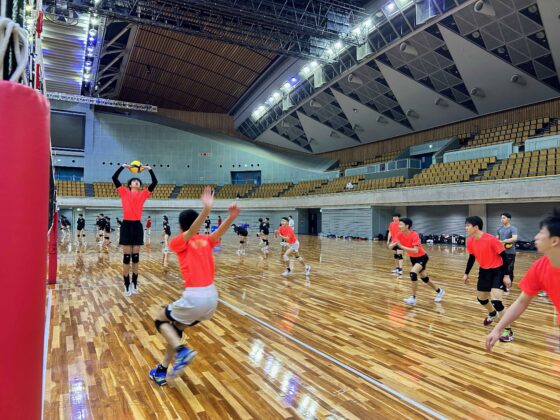 男子U18日本代表候補が和歌山県で3回目の強化合宿を実施